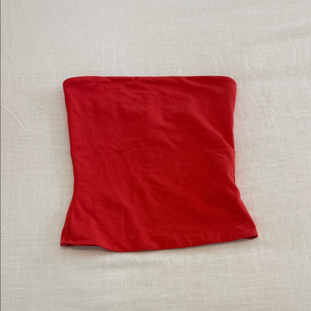 Aritzia Red Tube Top